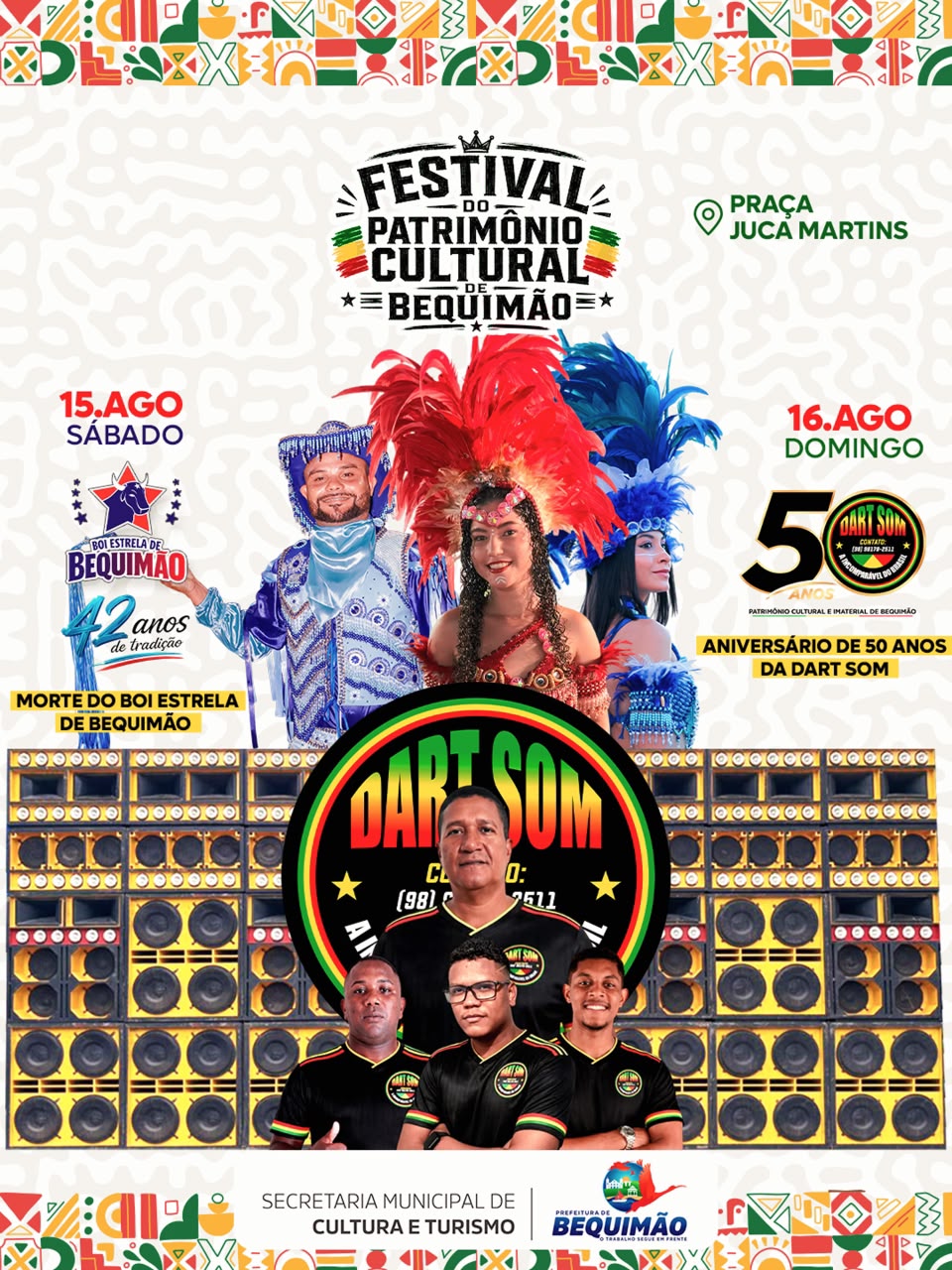 Prefeitura de Bequimão cria Festival do Patrimônio Cultural para celebrar tradições que marcam a história do município
